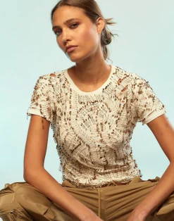 Cynthia Rowley Safety First Tee White Online