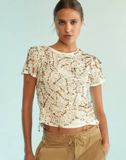 Cynthia Rowley Safety First Tee White Online