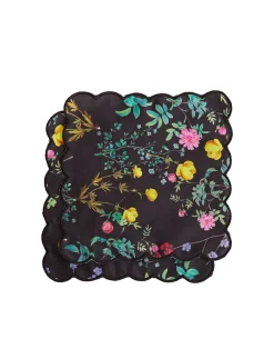 Cynthia Rowley Scallop Embroidered Edge Cocktail Napkin FRLMU Online