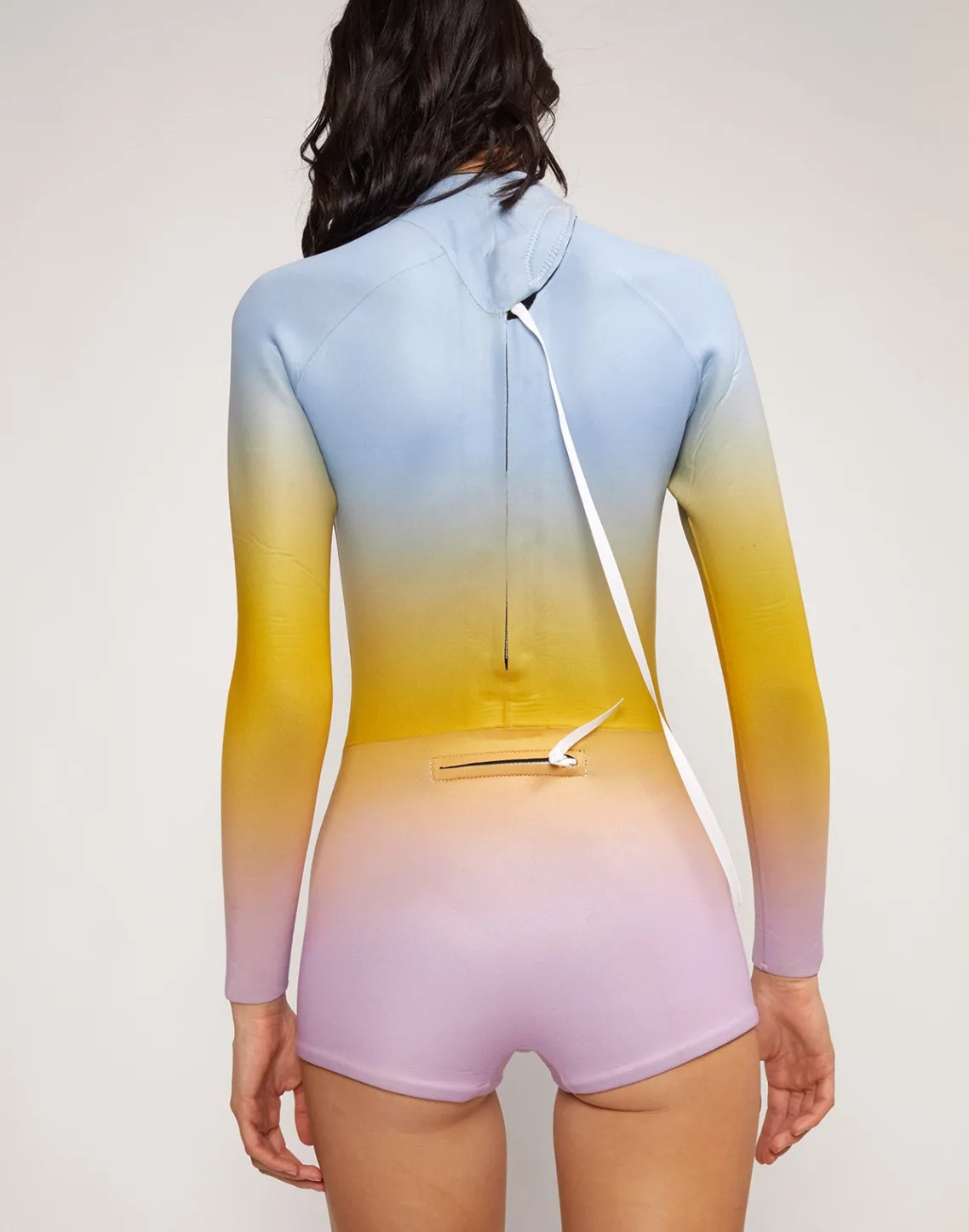 Cynthia Rowley Sea Ombre Wetsuit Blue/Yellow/Pink Fashion