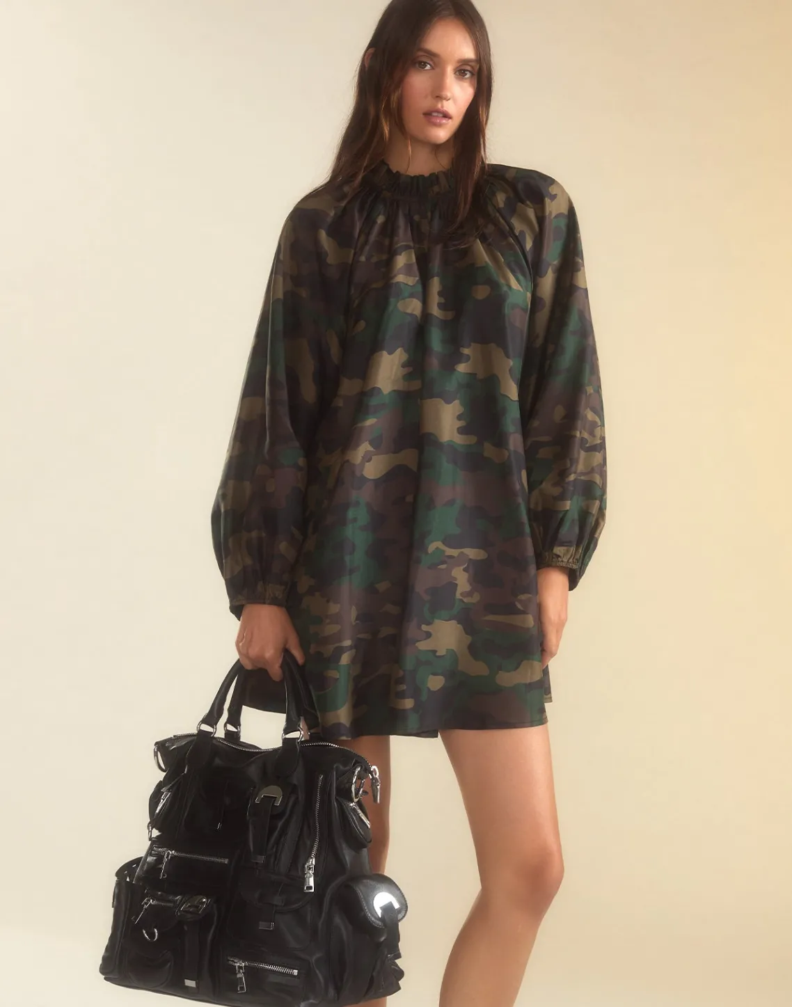 Cynthia Rowley Second Nature Silk Taffeta Dress GRNCAM Online