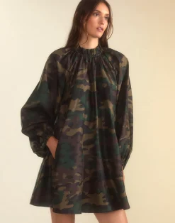 Cynthia Rowley Second Nature Silk Taffeta Dress GRNCAM Online