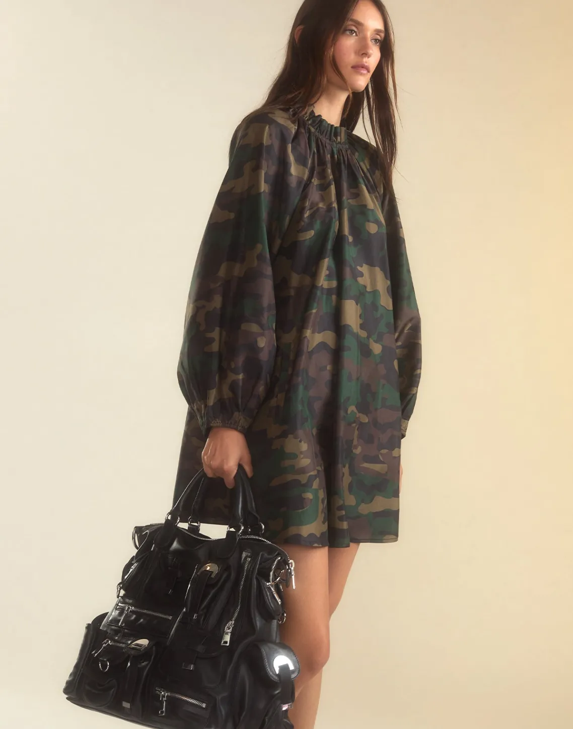 Cynthia Rowley Second Nature Silk Taffeta Dress GRNCAM Online