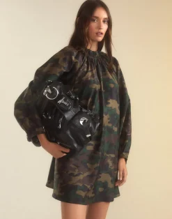 Cynthia Rowley Second Nature Silk Taffeta Dress GRNCAM Online