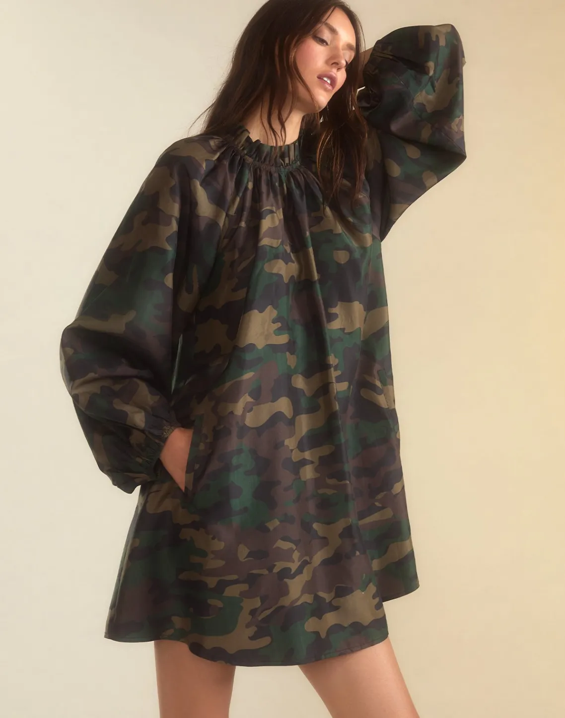 Cynthia Rowley Second Nature Silk Taffeta Dress GRNCAM Online