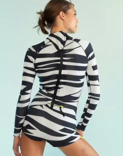 Cynthia Rowley Shark Deterrent Wetsuit BLKWT Outlet