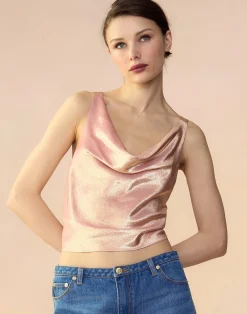 Cynthia Rowley Shimmering Siren Top ROSGD Discount