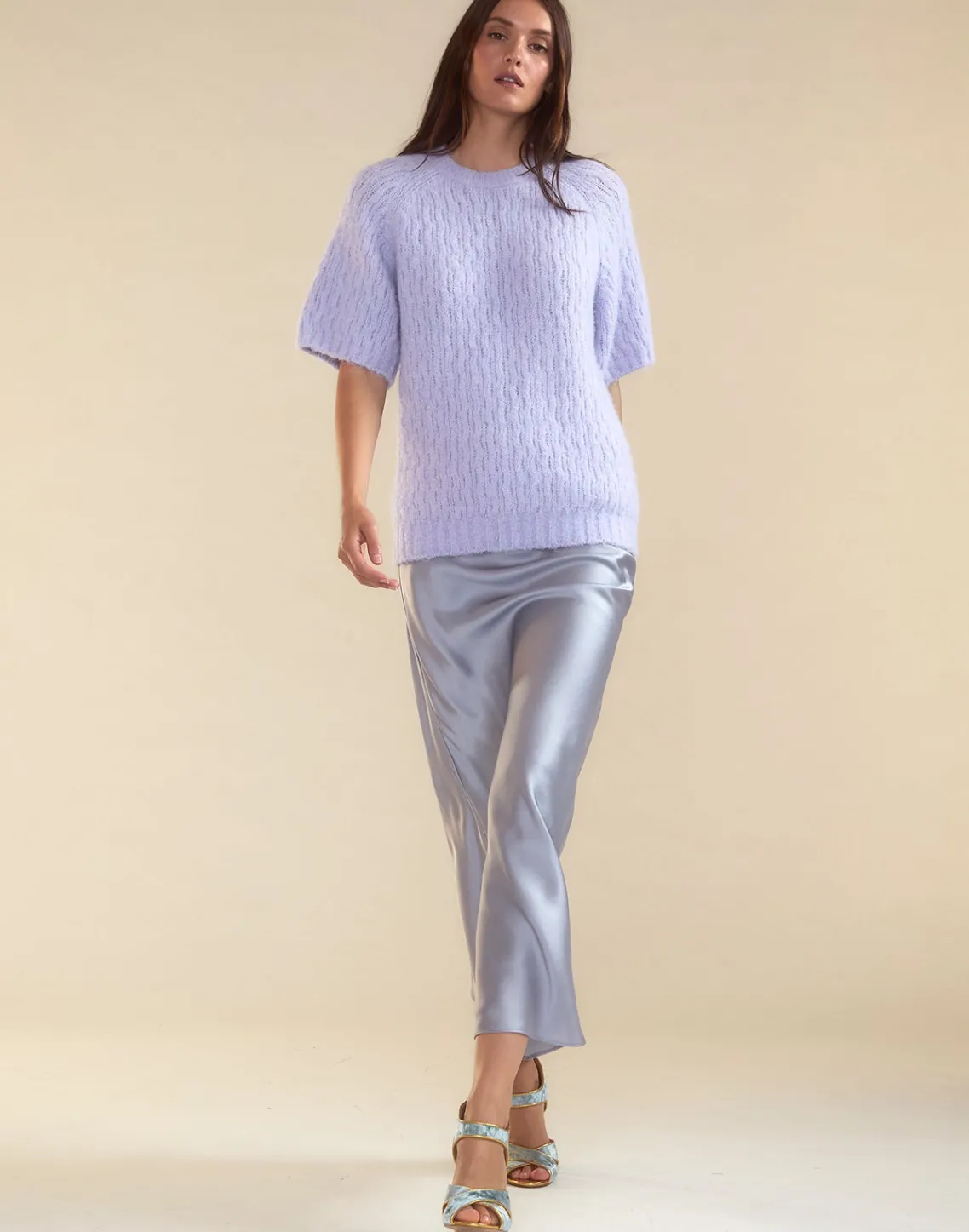 Cynthia Rowley Sienna Silk Skirt LLGRY Fashion