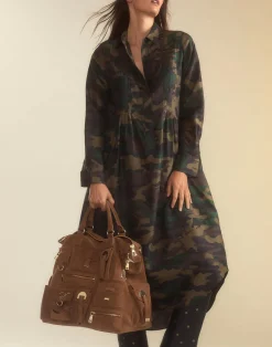 Cynthia Rowley Silk Taffeta Shirt Dress GRNCAM Fashion