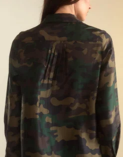 Cynthia Rowley Silk Taffeta Shirt Dress GRNCAM Fashion