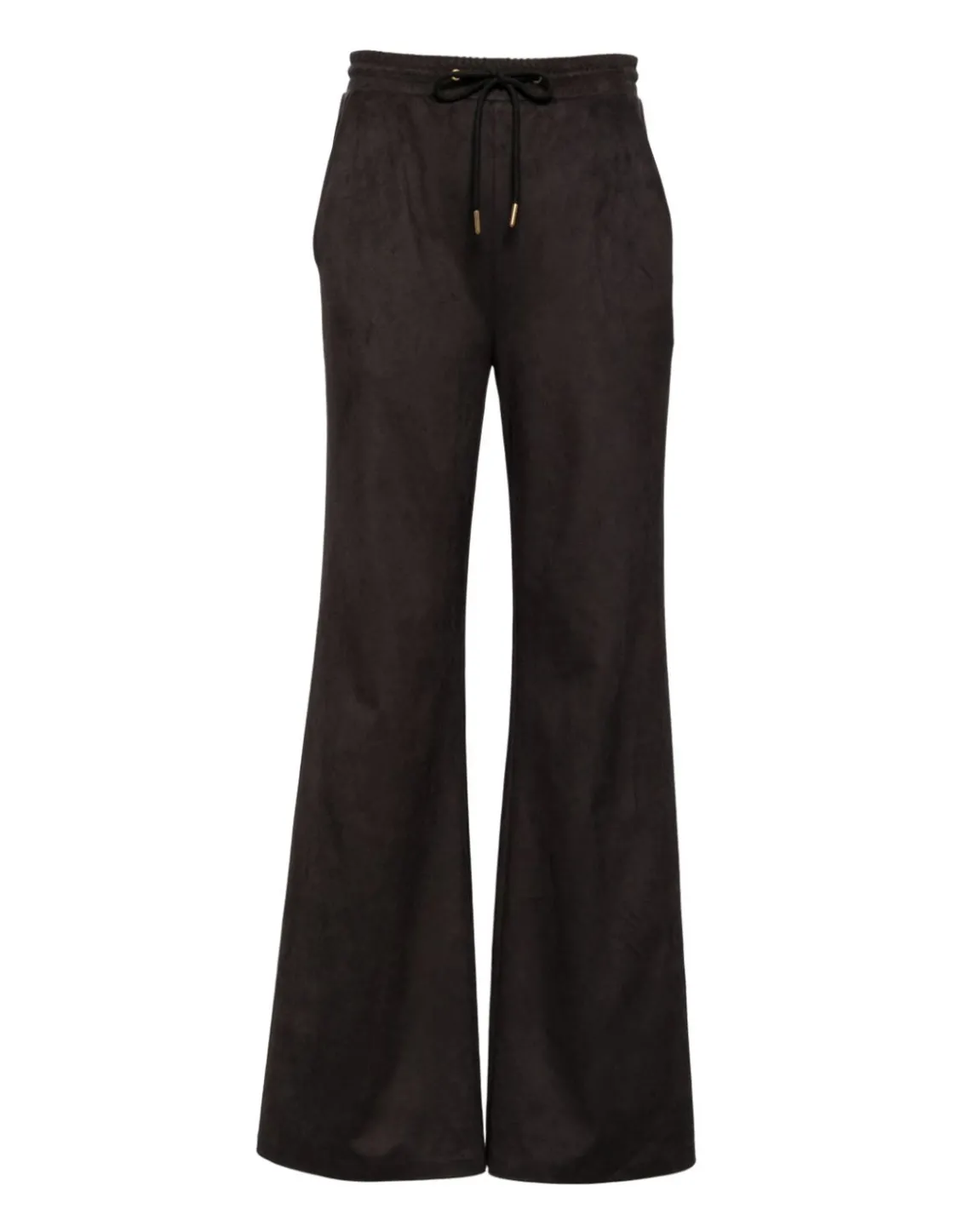 Cynthia Rowley Sleek Ultrasuede Lounge Pant BLACK Fashion