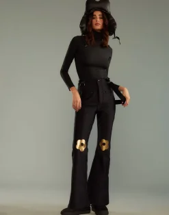 Cynthia Rowley Slope Style Ski Pants BLACK Online