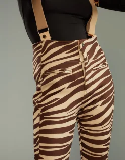 Cynthia Rowley Slope Style Ski Pants ZEBRA Hot