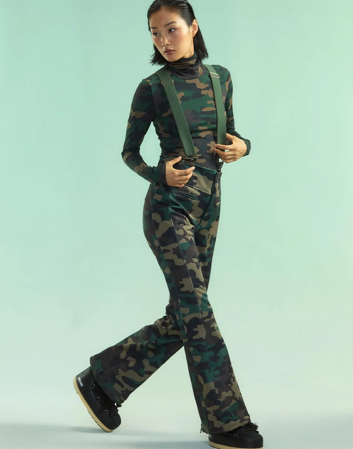 Cynthia Rowley Slope Style Ski Pants GRNCAM Discount