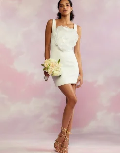 Cynthia Rowley Sofia Organza Flower Dress White Online