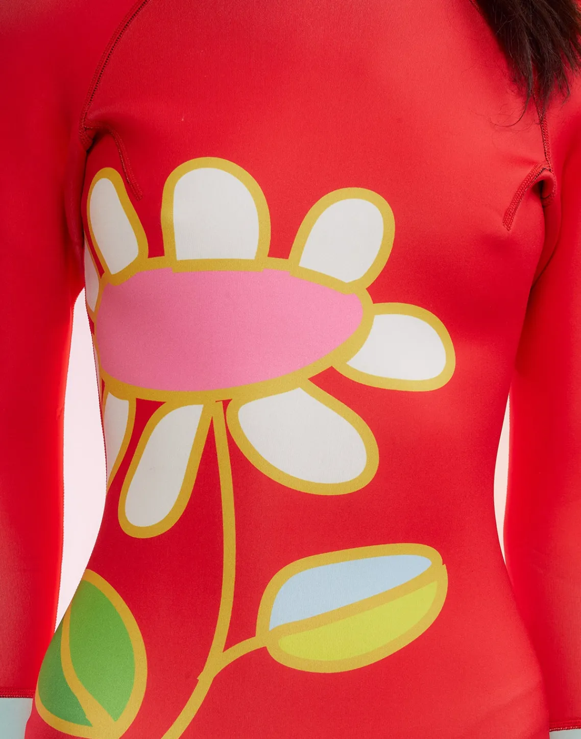 Cynthia Rowley Spring Daisy Wetsuit Red Online