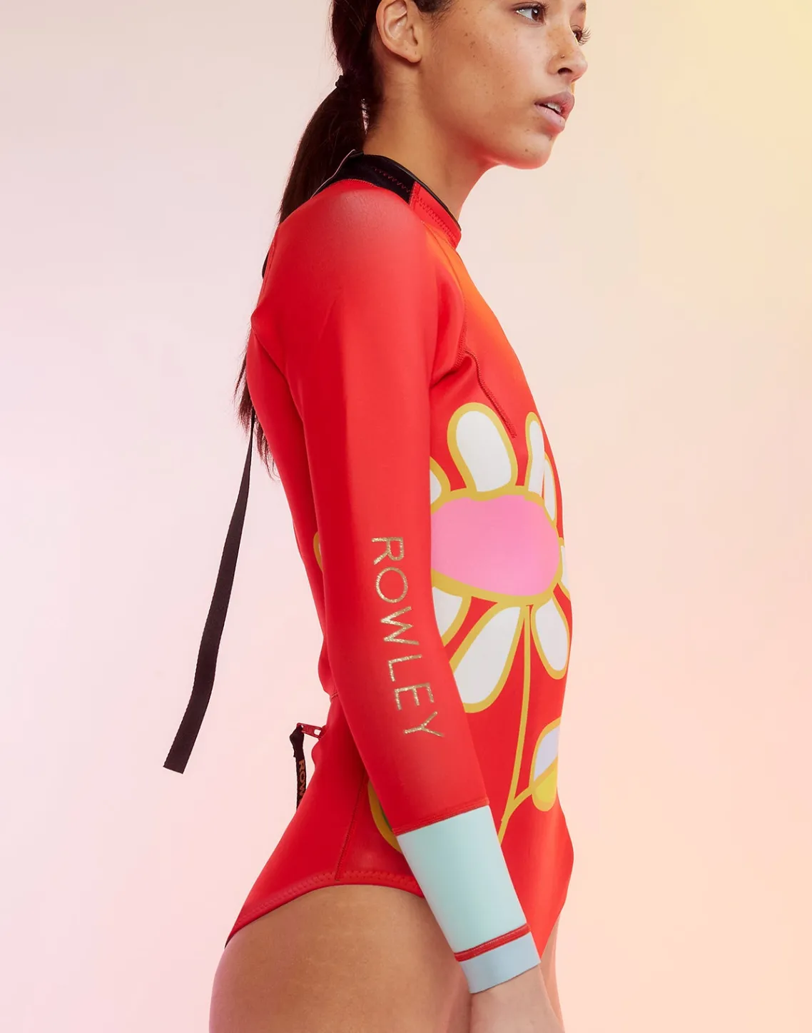 Cynthia Rowley Spring Daisy Wetsuit Red Online