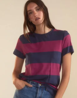 Cynthia Rowley Striped Tee RDNVY Clearance