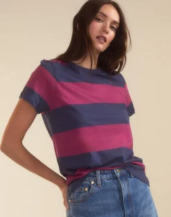 Cynthia Rowley Striped Tee RDNVY Clearance