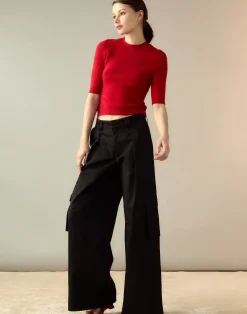 Cynthia Rowley Sydney Sweater Red New