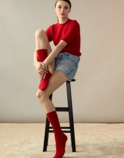 Cynthia Rowley Sydney Sweater Red New