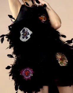 Cynthia Rowley Tickle Your Fancy Dress BLKMT Best