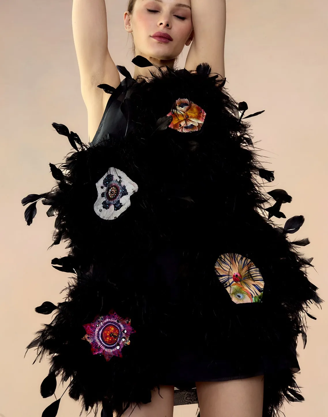 Cynthia Rowley Tickle Your Fancy Dress BLKMT Best