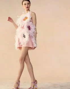 Cynthia Rowley Tickle Your Fancy Dress PNKMT Outlet