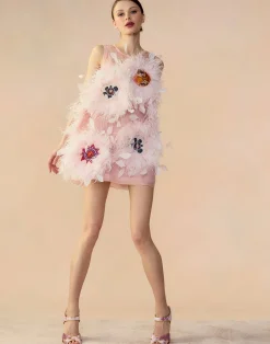 Cynthia Rowley Tickle Your Fancy Dress PNKMT Outlet