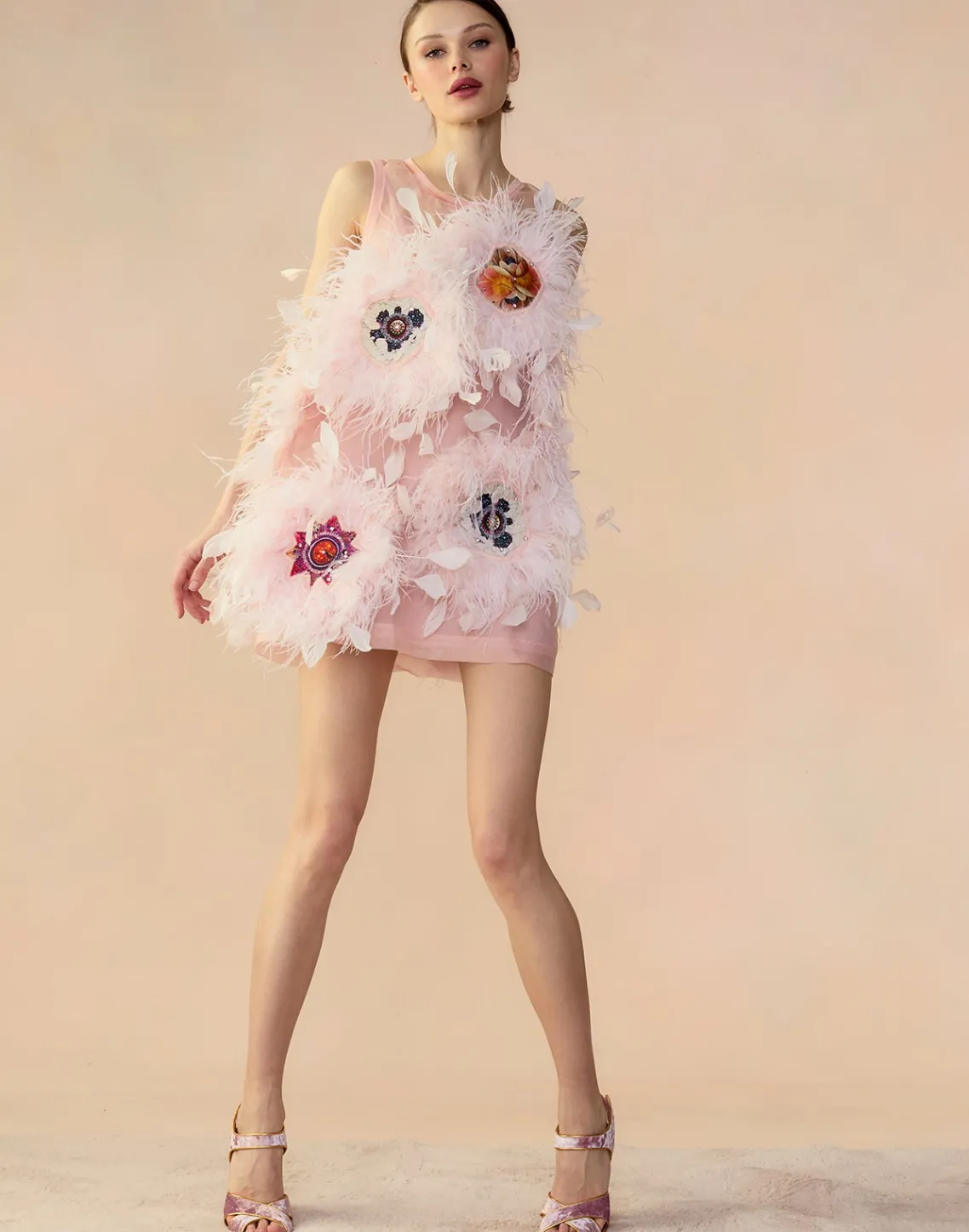 Cynthia Rowley Tickle Your Fancy Dress PNKMT Outlet