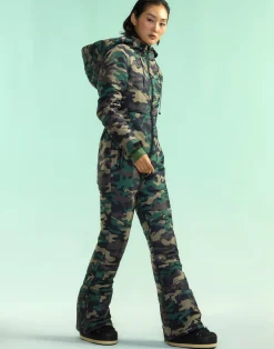 Cynthia Rowley Undercover Ski Suit GRNCAM Best
