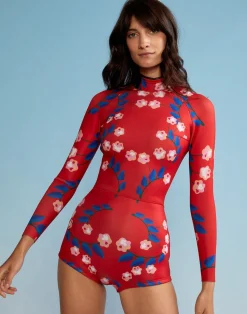 Cynthia Rowley Vine Floral Wetsuit RDVFLO New