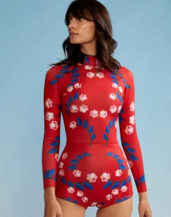 Cynthia Rowley Vine Floral Wetsuit RDVFLO New