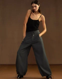 Cynthia Rowley Wellesley Flannel Trouser HGREY Online