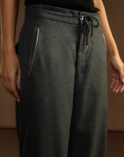 Cynthia Rowley Wellesley Flannel Trouser HGREY Online