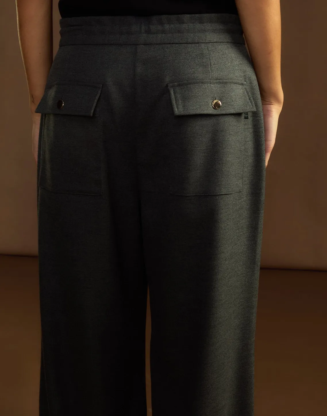 Cynthia Rowley Wellesley Flannel Trouser HGREY Online