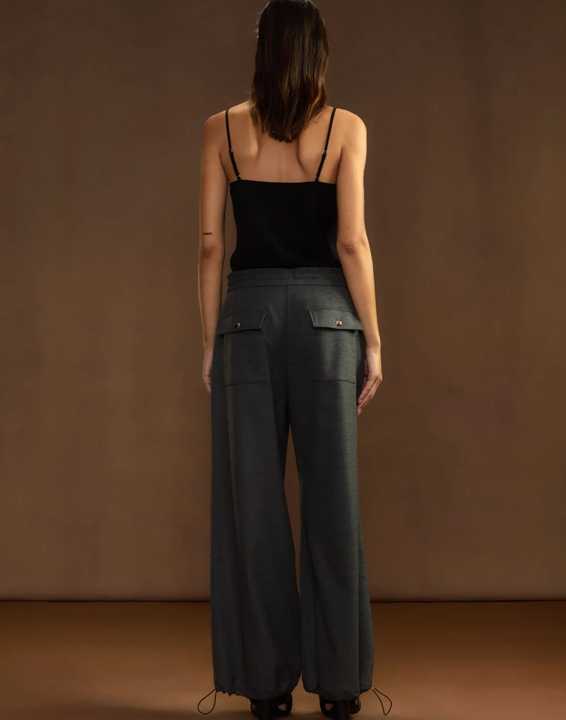 Cynthia Rowley Wellesley Flannel Trouser HGREY Online