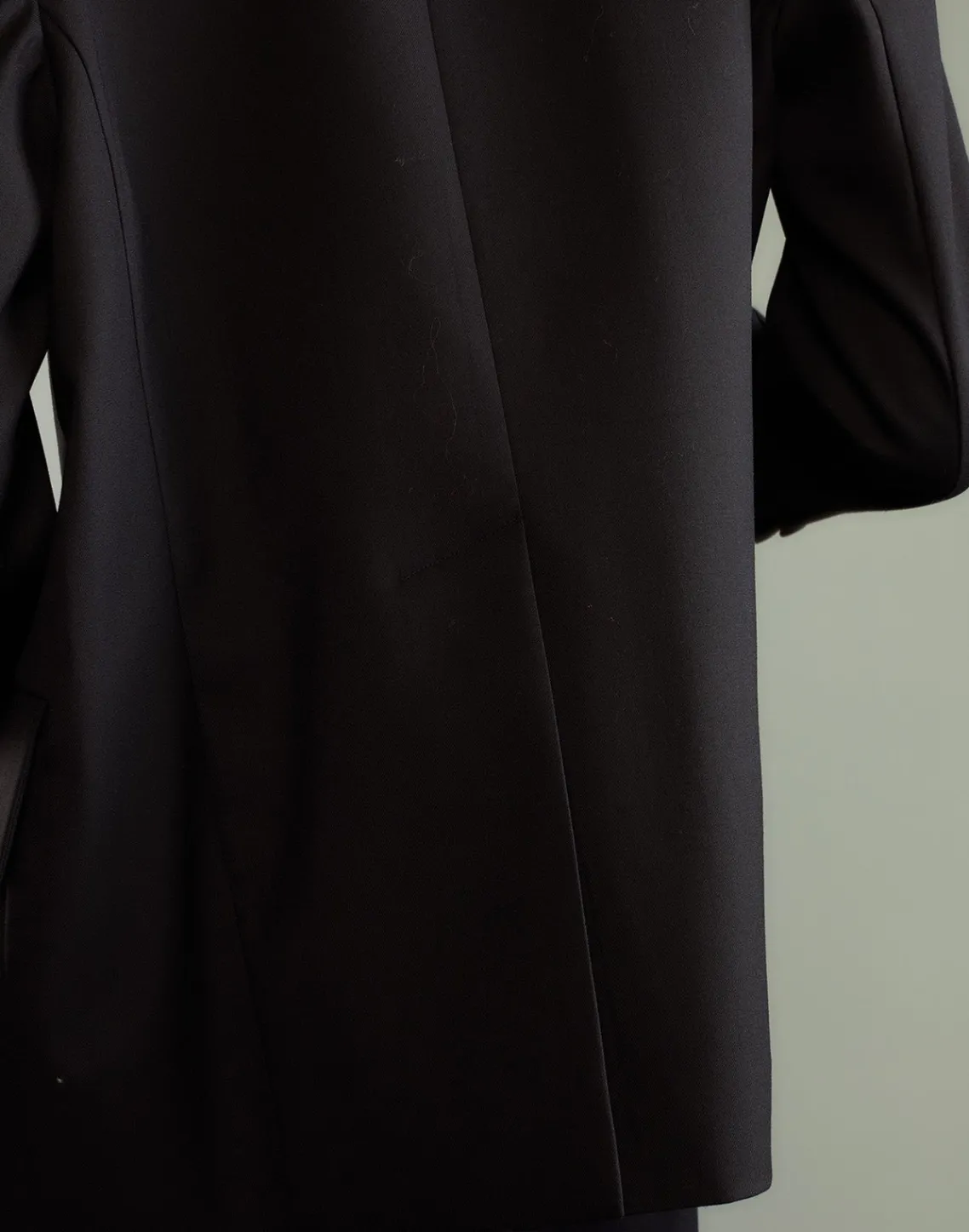 Cynthia Rowley Wool Oversized Blazer BLACK Sale