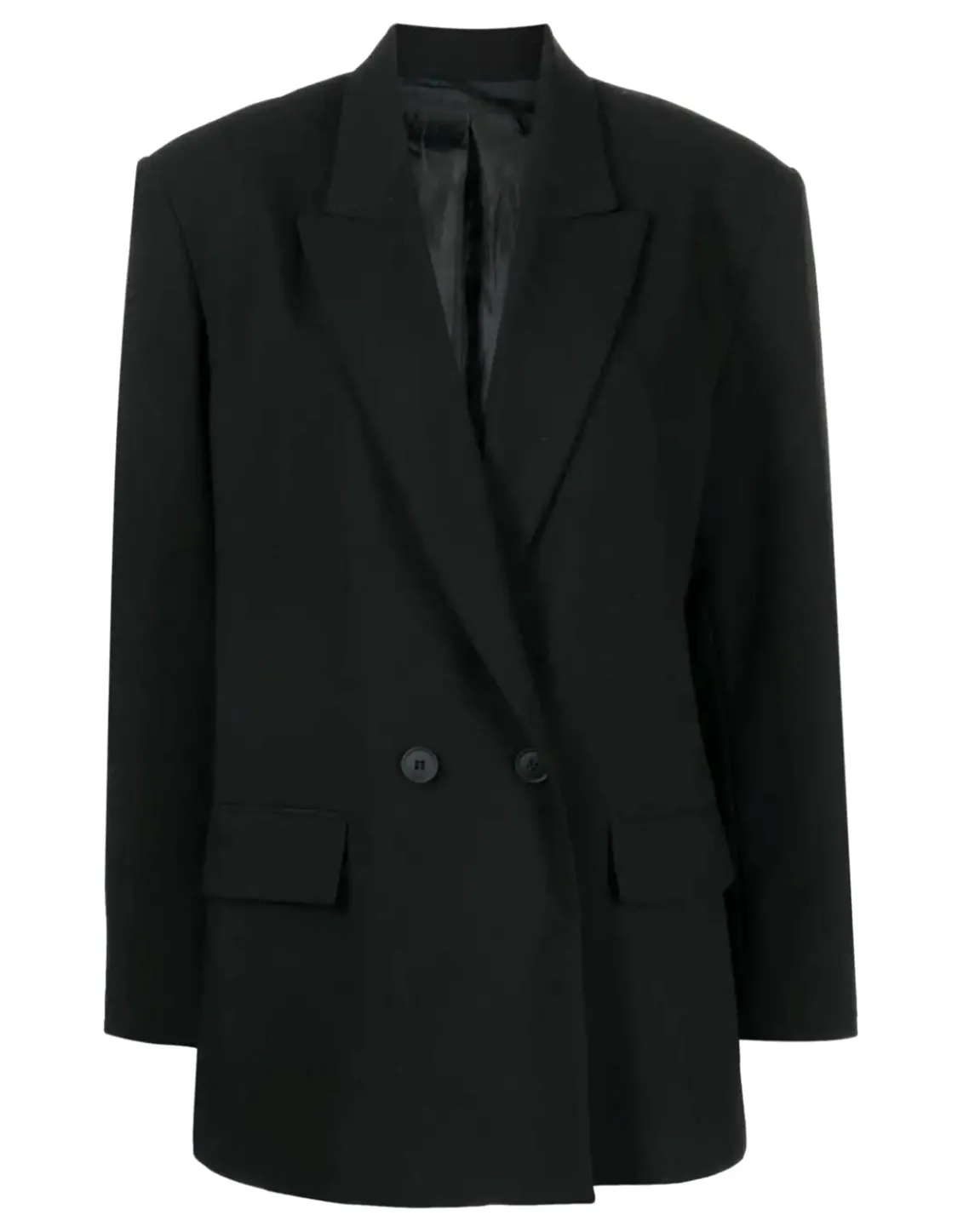 Cynthia Rowley Wool Oversized Blazer BLACK Sale